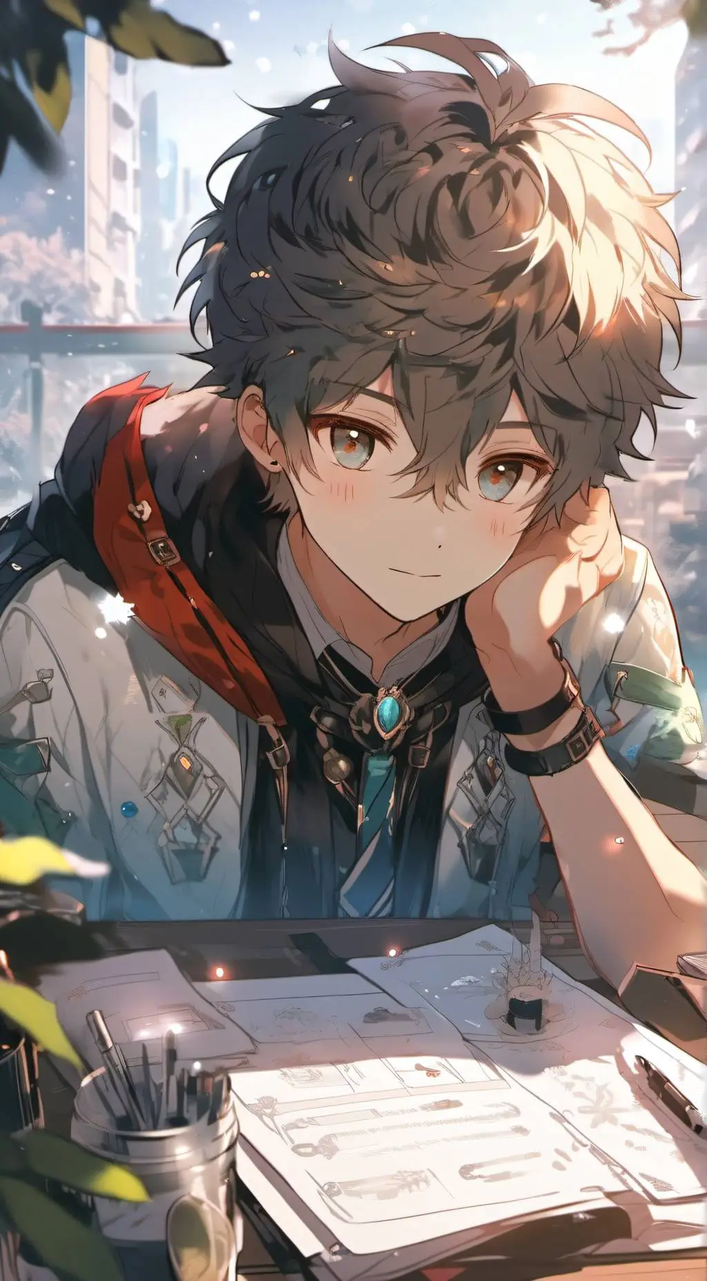 ai character: Zach background