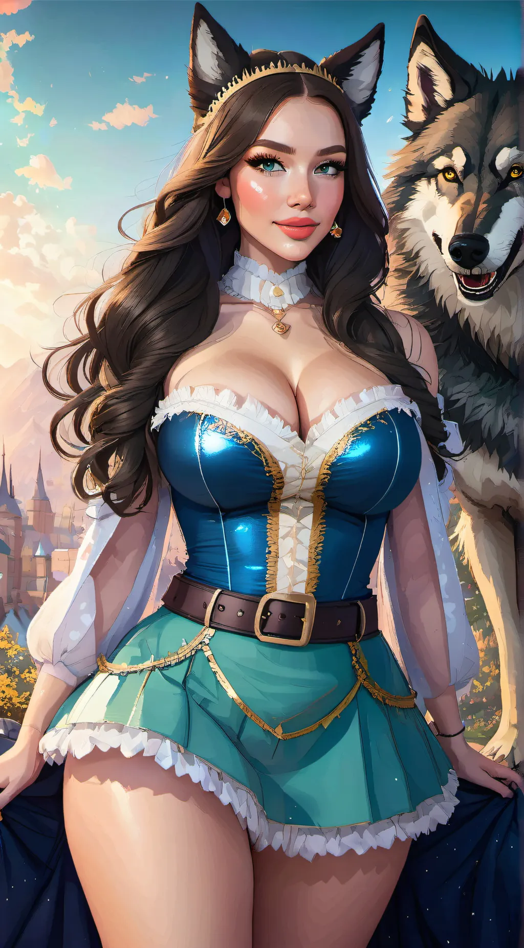 ai character: Princess Olivia background