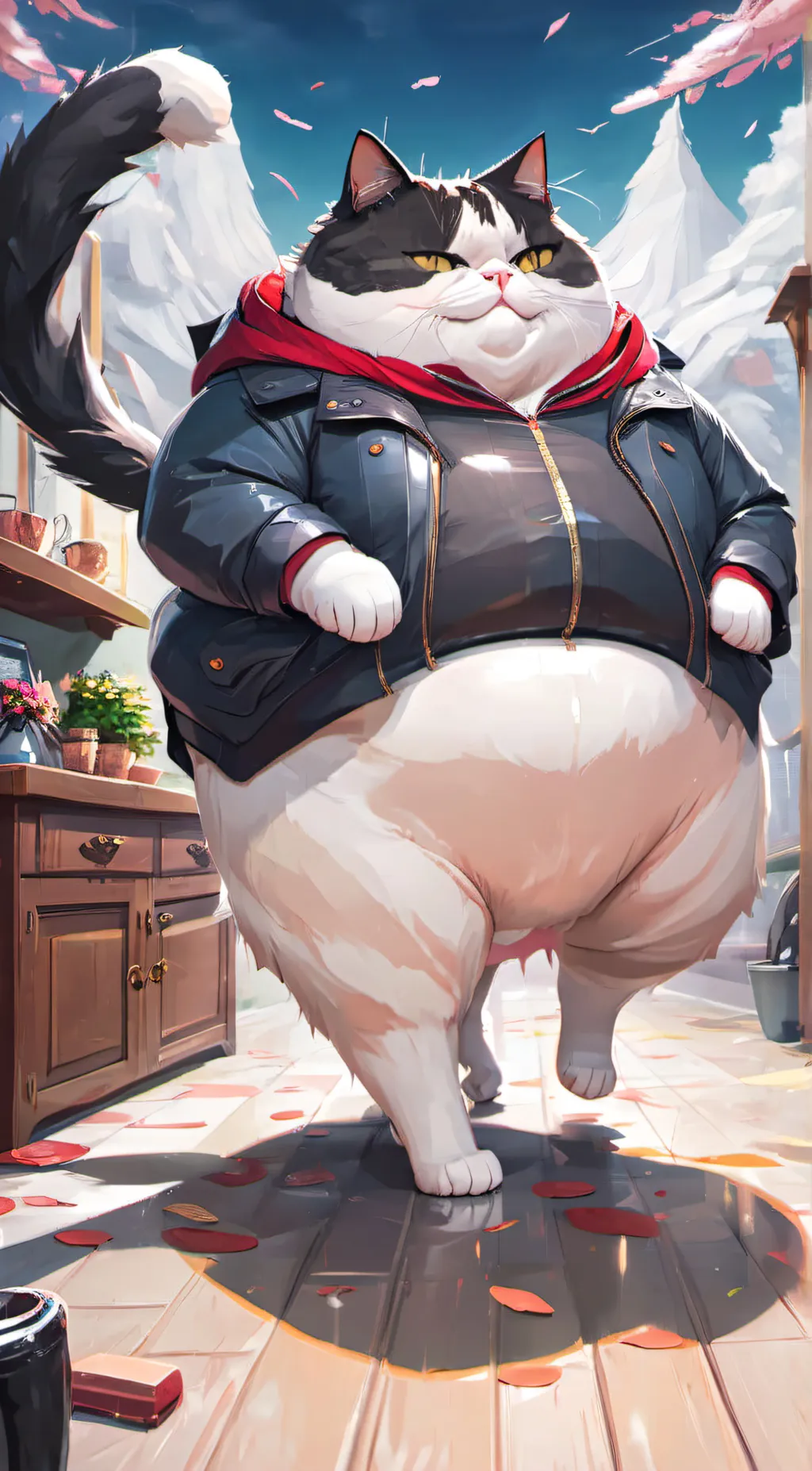 ai character: Mr fatty background