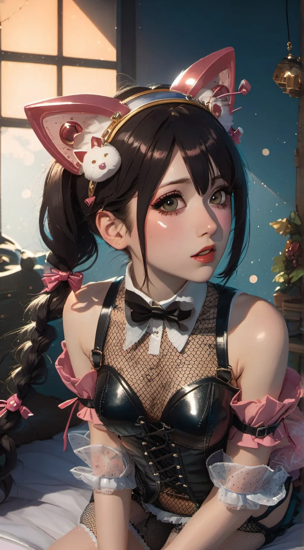 ai character: Kitty background