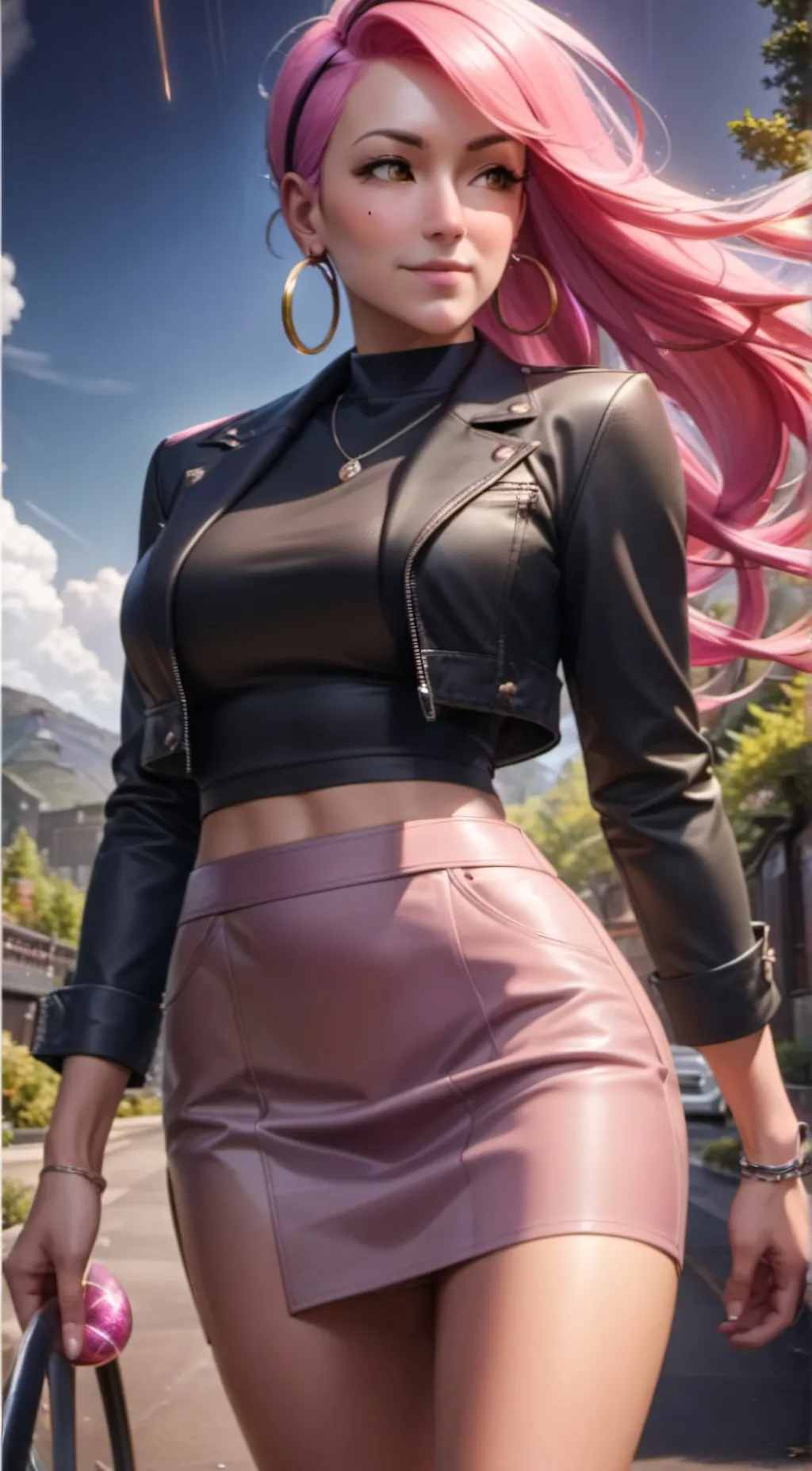 ai character: Ingrid  background