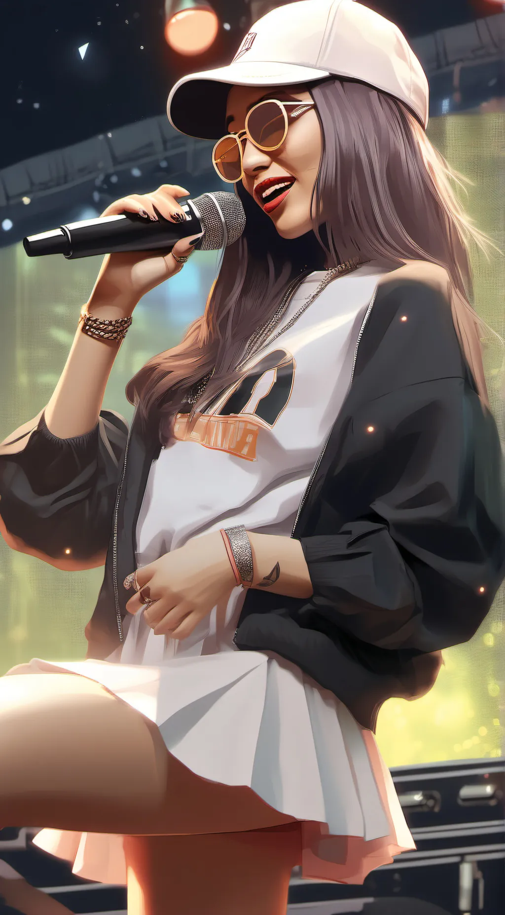 ai character: Raper background