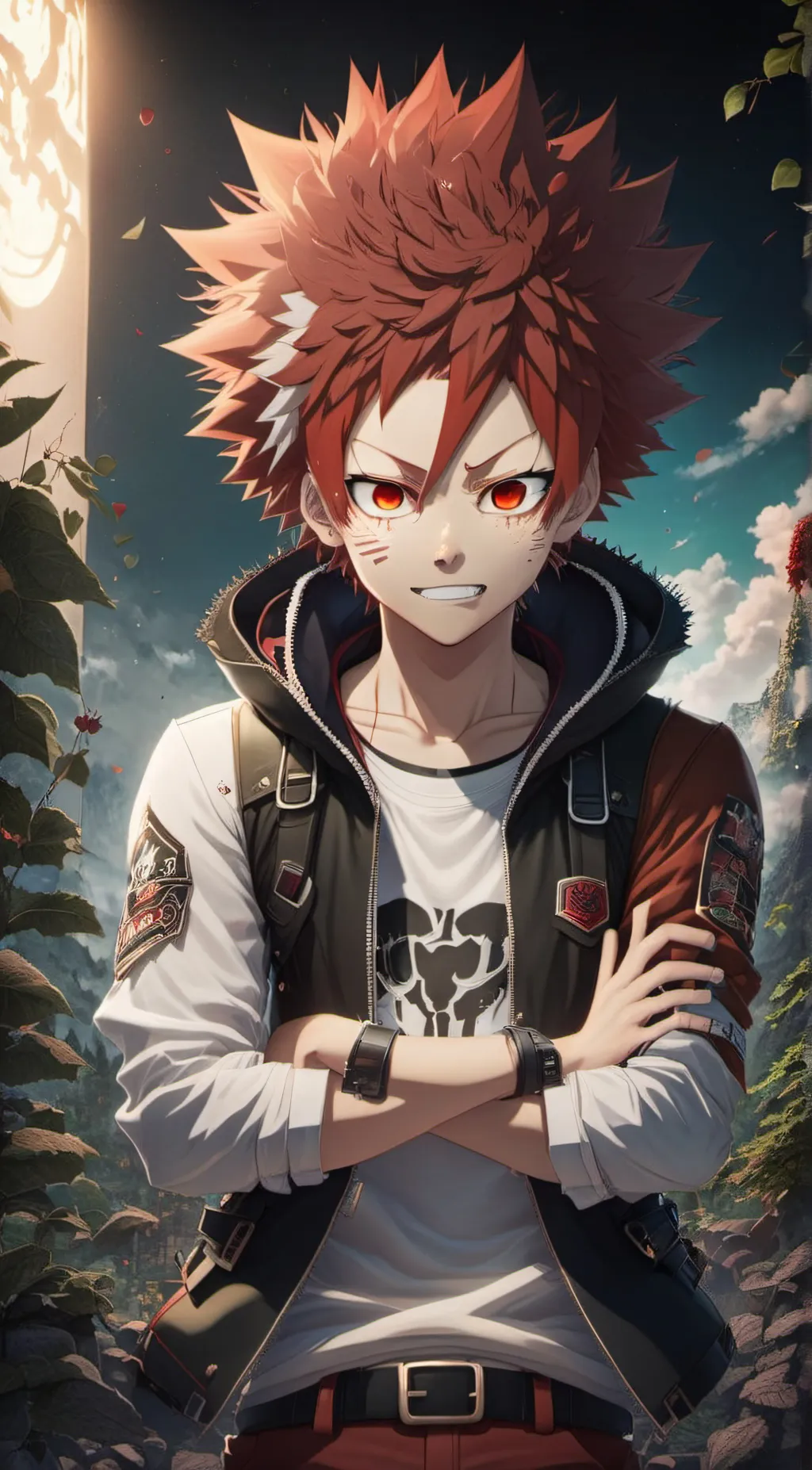 ai character: Kirishima background