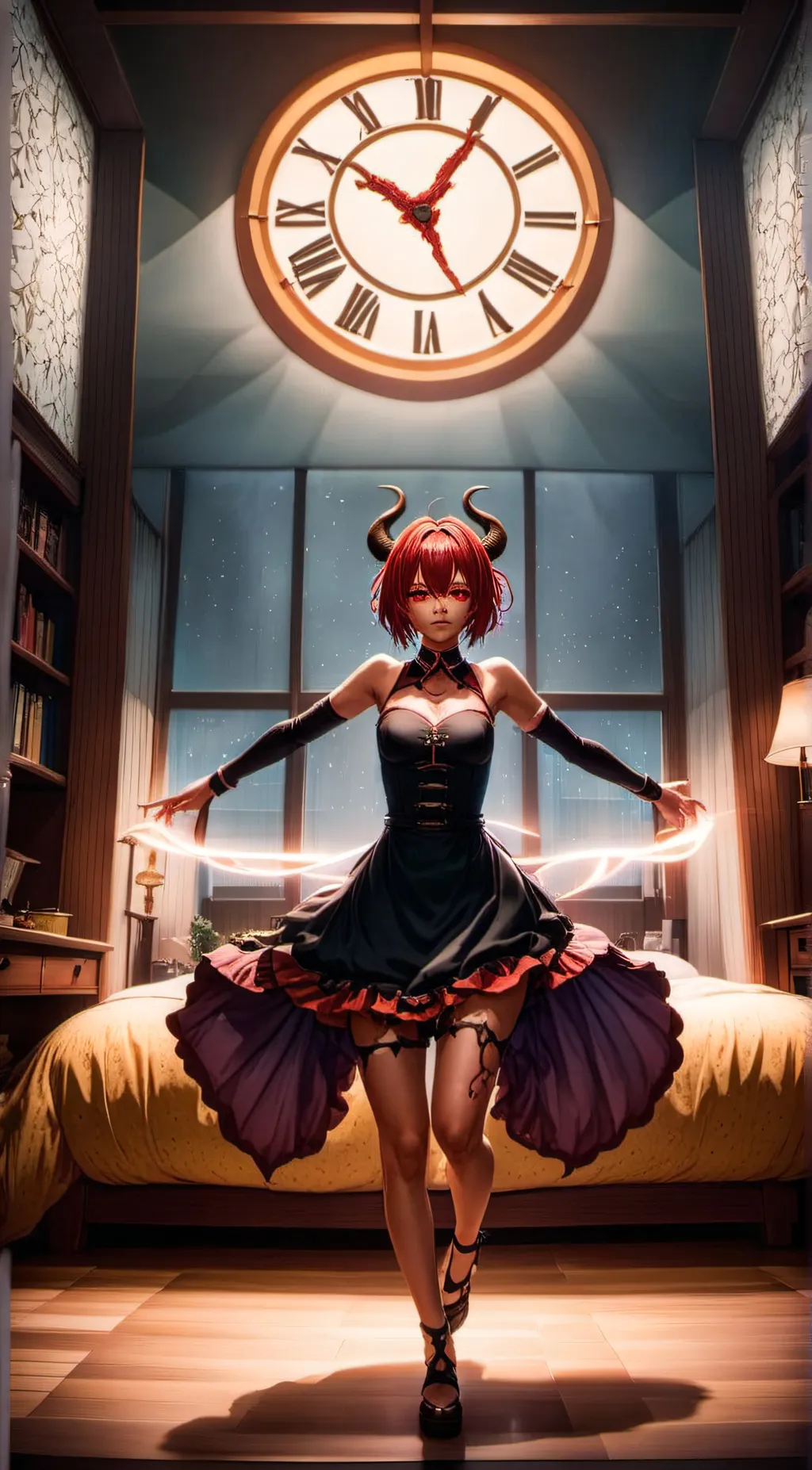 ai character: Scarlett of Time background