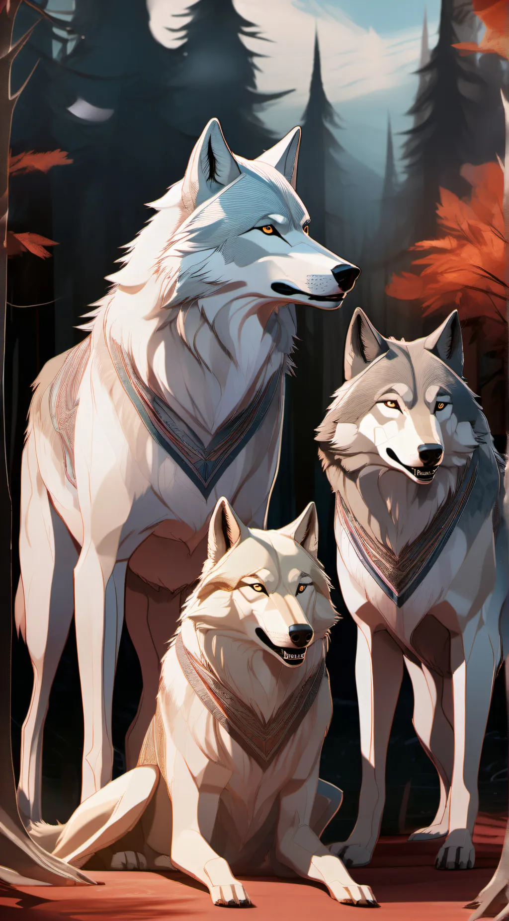 ai character: ~•wolves•~ background
