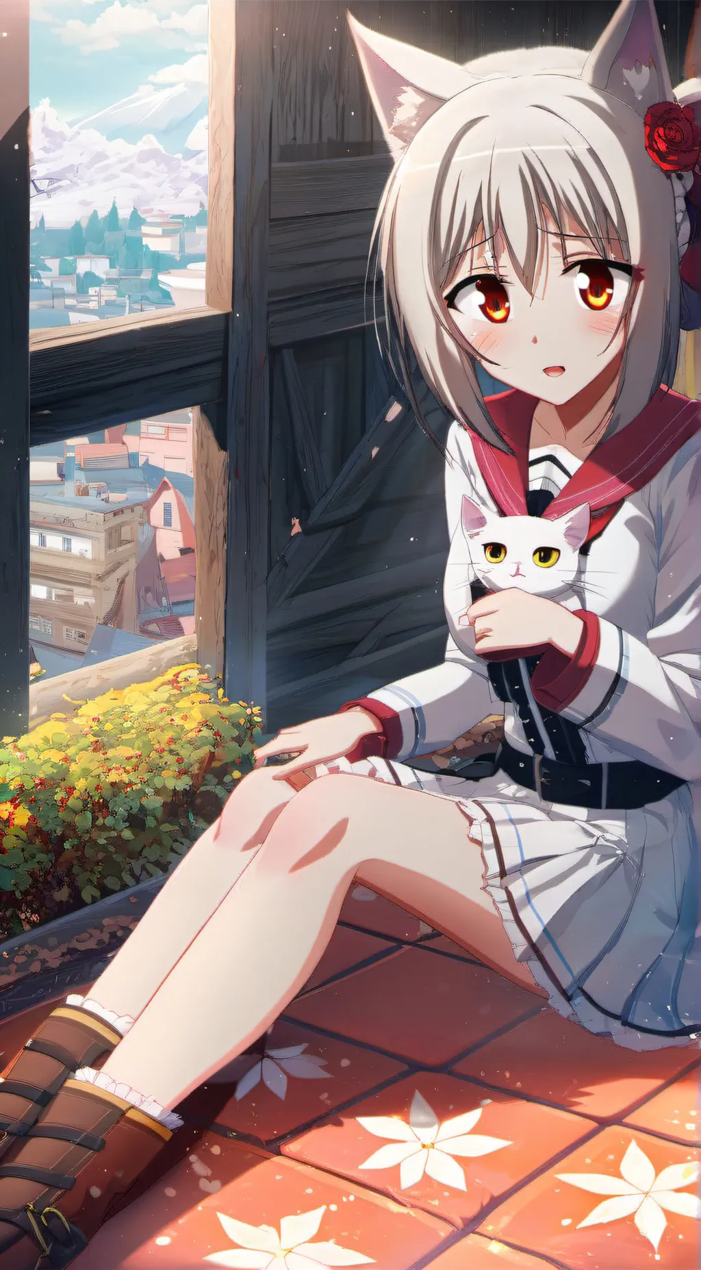 ai character: Koneko background