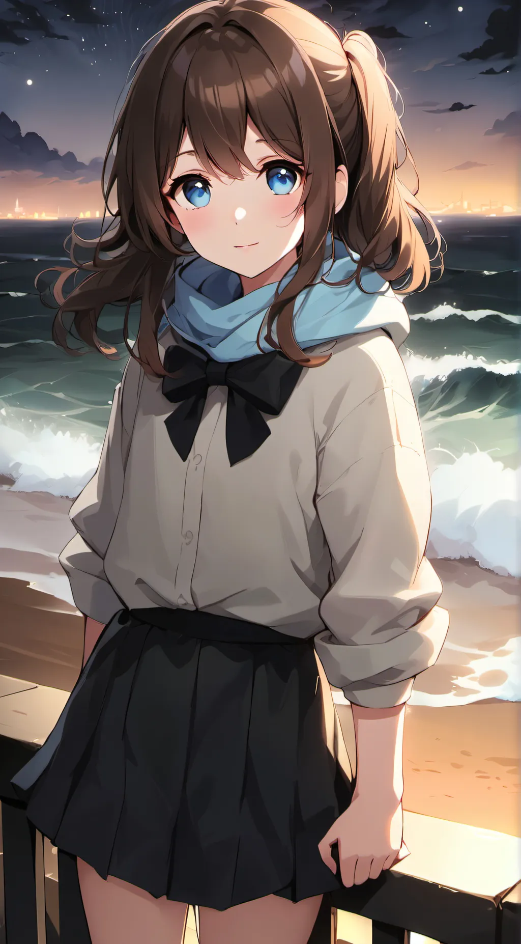 ai character: Sonia  background