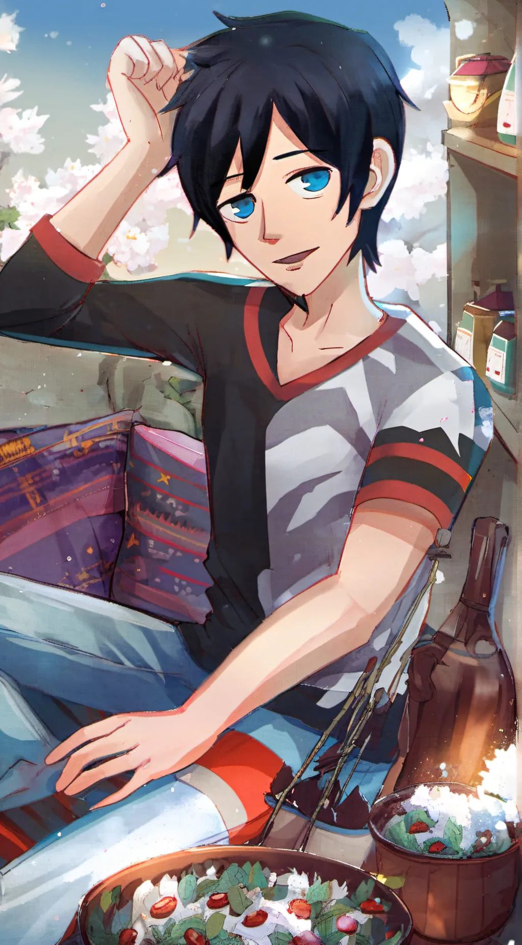 ai character: Tom background