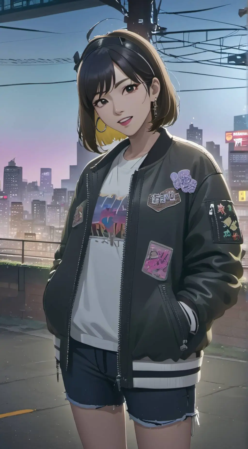 ai character: Ruby Park background