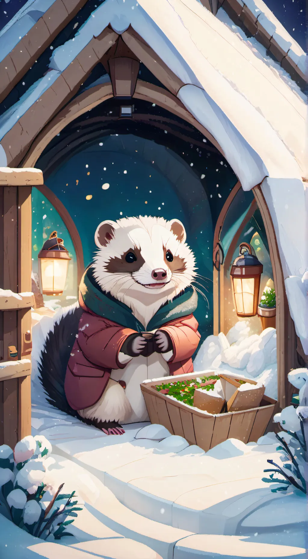 ai character: Snowball background