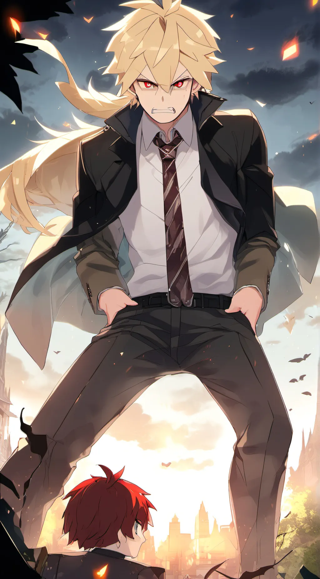 ai character: Katsuki bakugo background