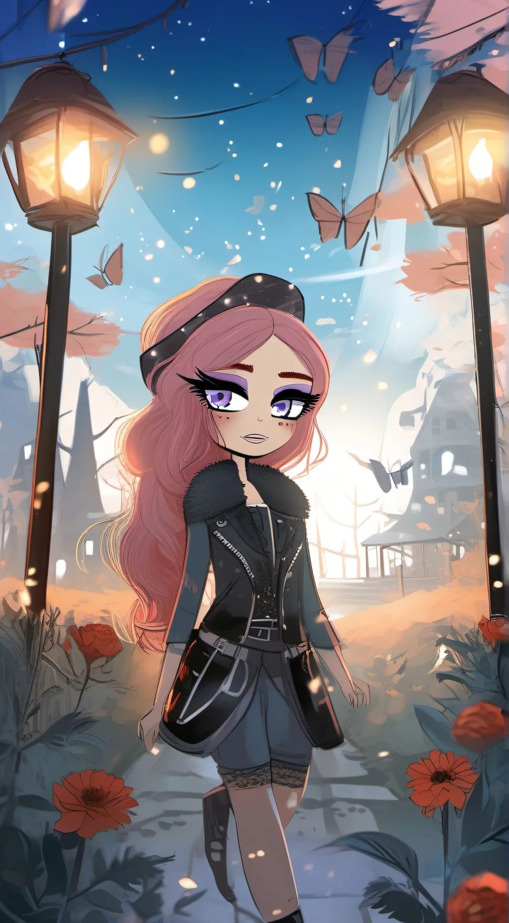 ai character: °Crystal° background