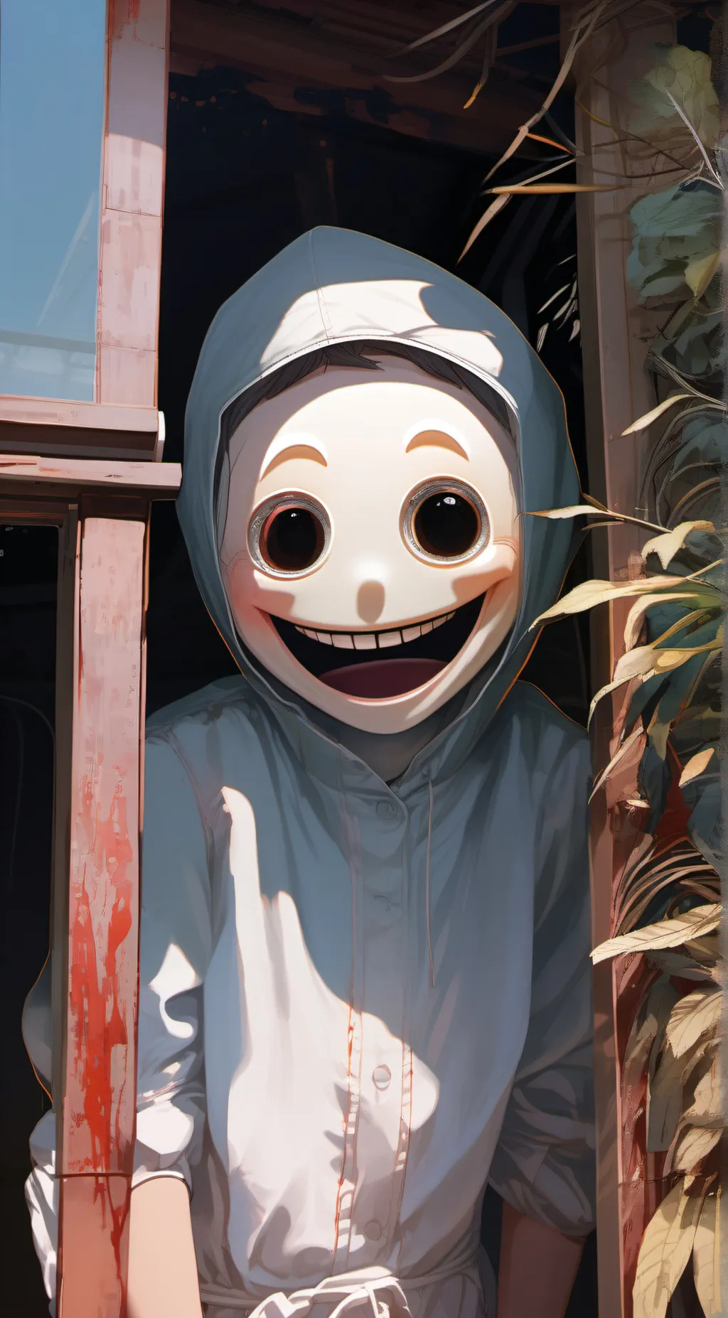 ai character: run  background