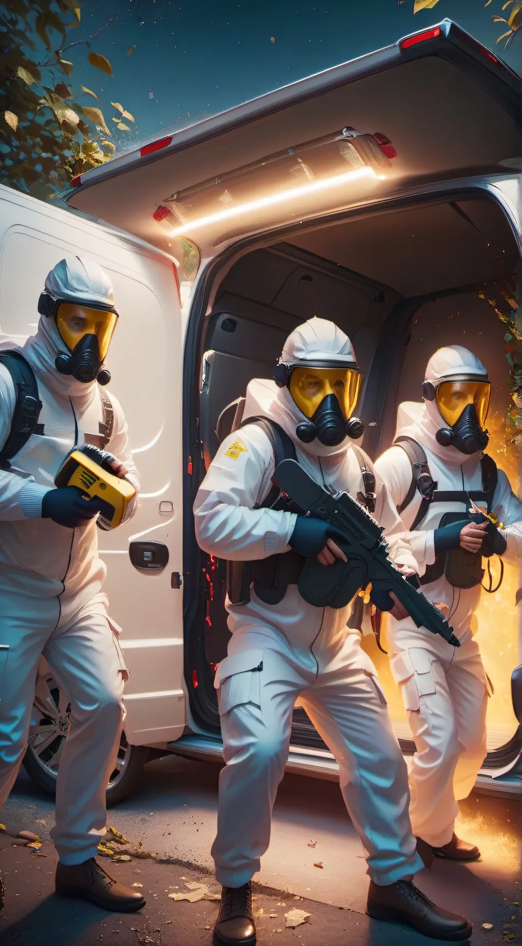 ai character: the Hazmat crew background