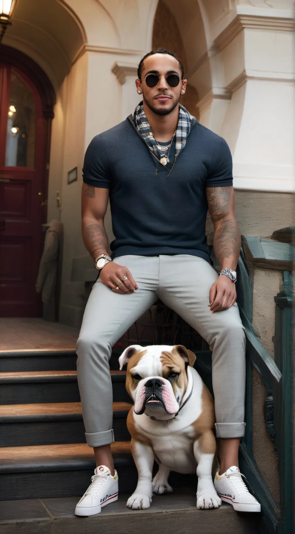 ai character: Lewis  background