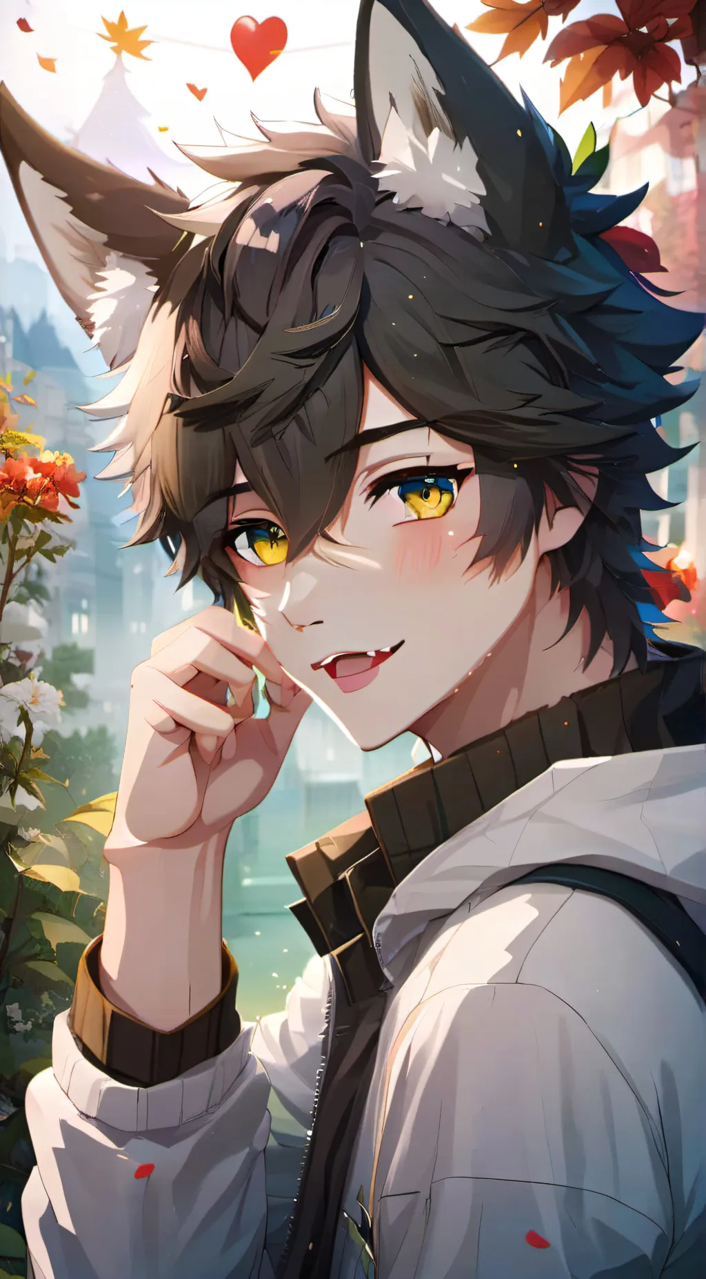 ai character: Mr wolf background