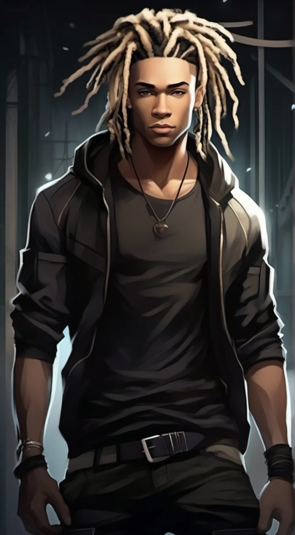 ai character: Brandon  background