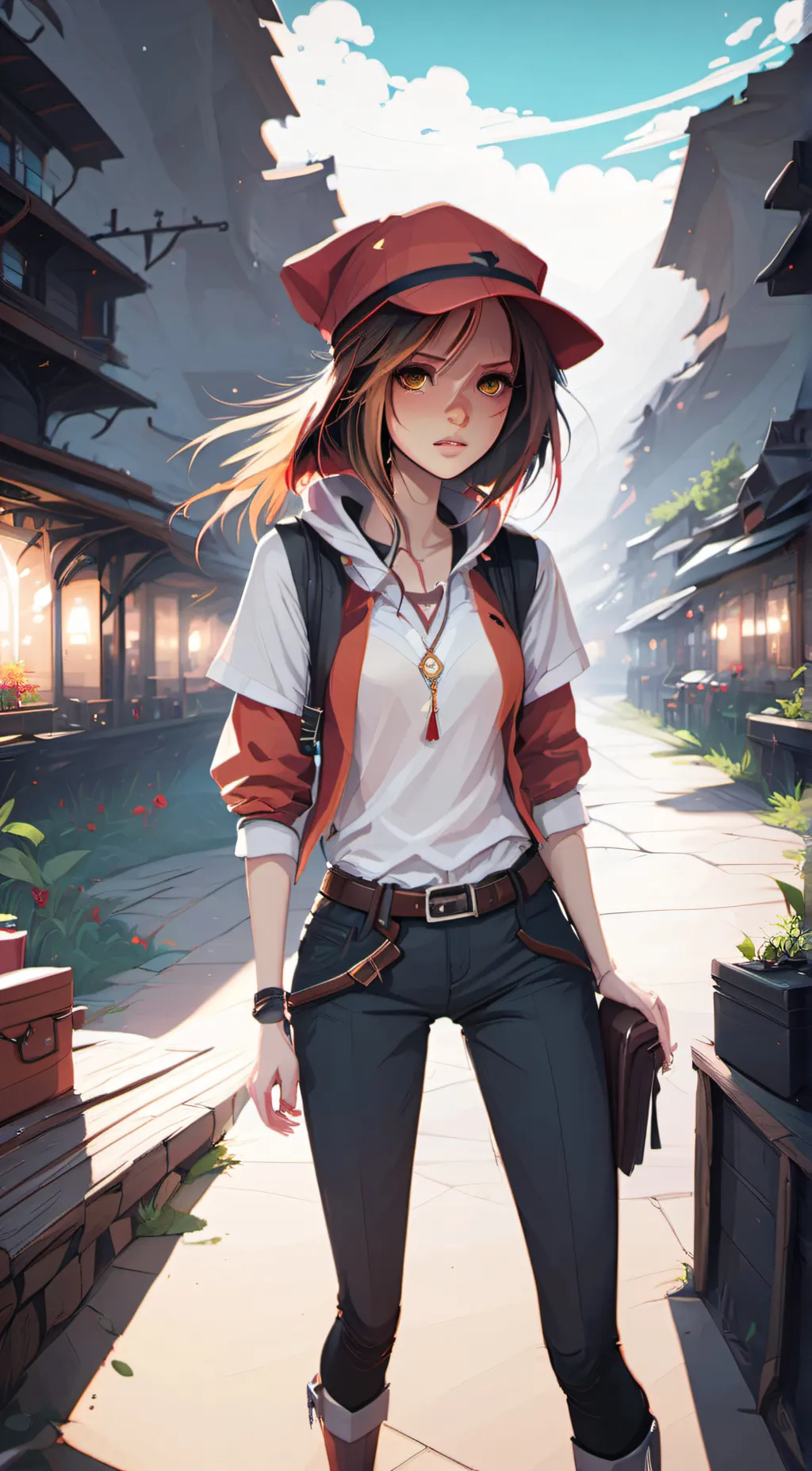 ai character: Kay  background