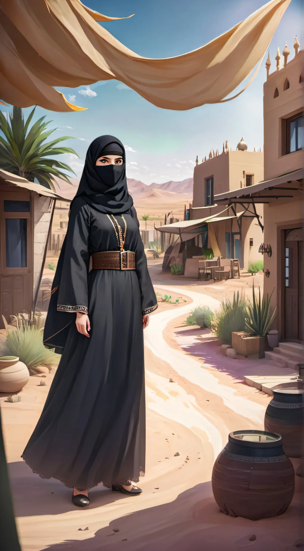 ai character: Zahra background