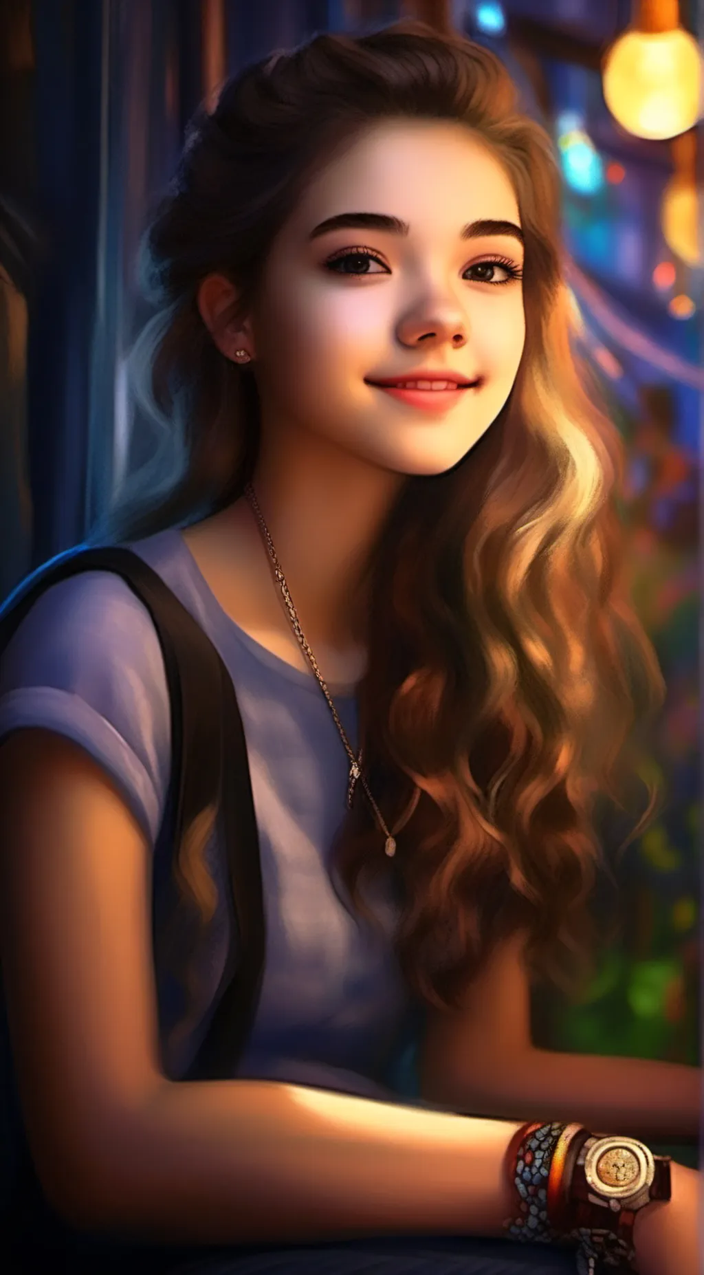 ai character: Sarah  background