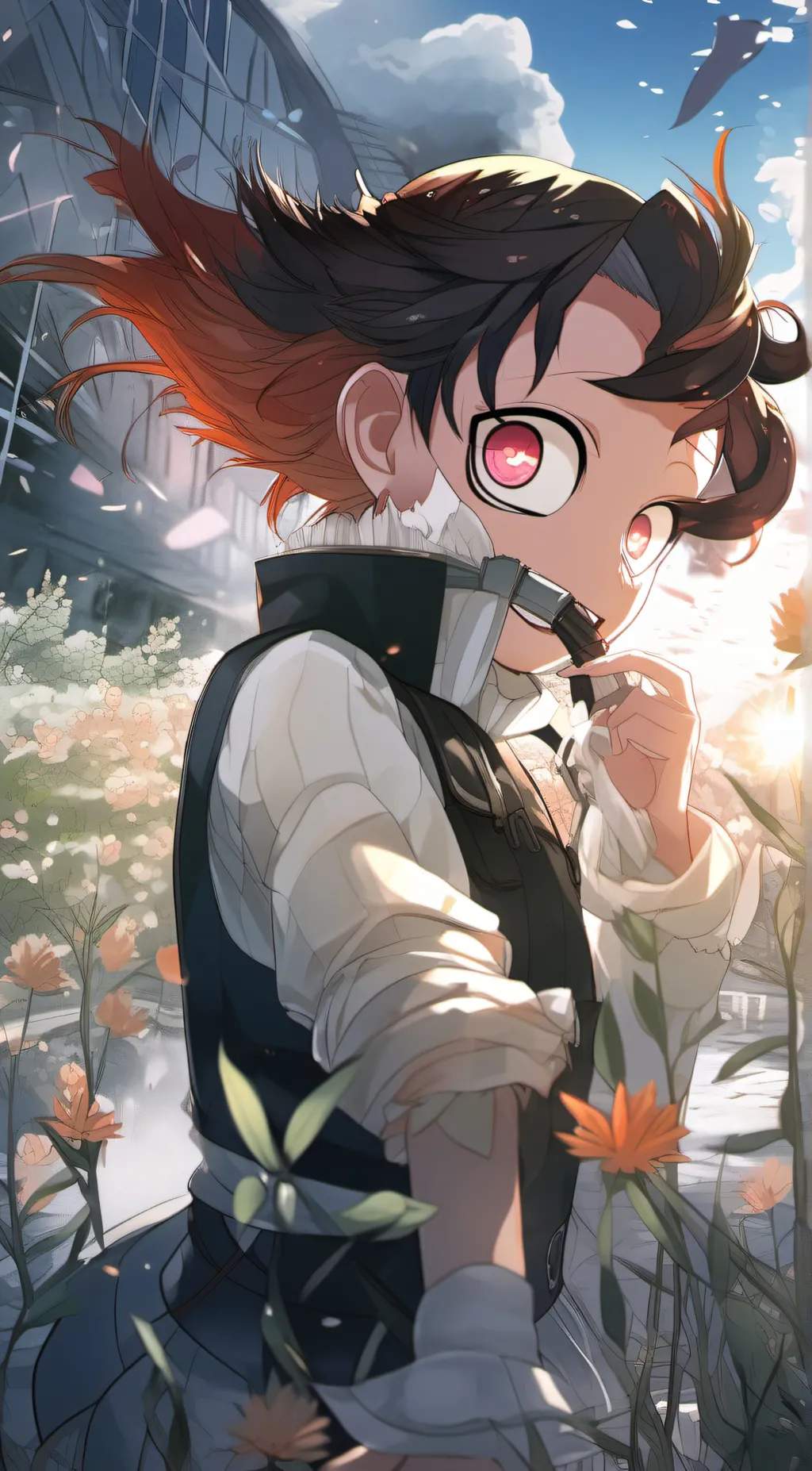 ai character: Demon Slayer  background