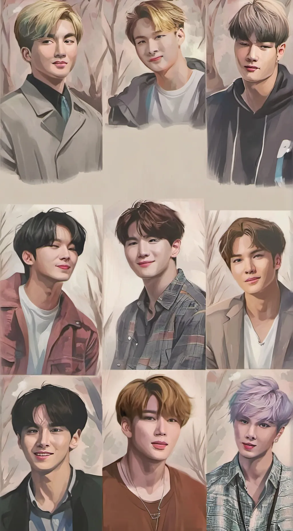 ai character: 💜𝗕𝗧𝗦⟭⟬💜  background