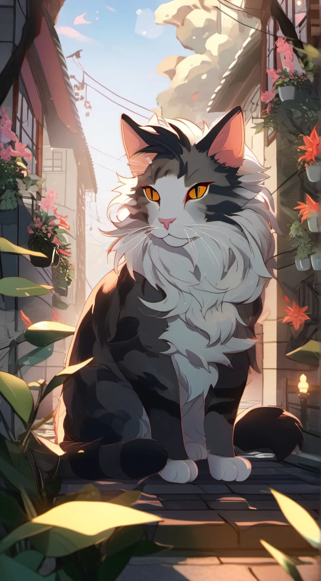 ai character: night claw background