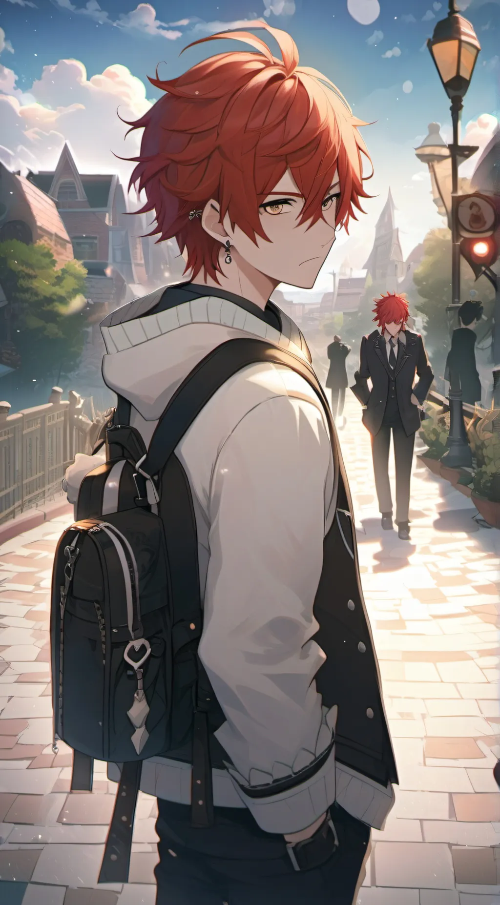 ai character: Alexander  background