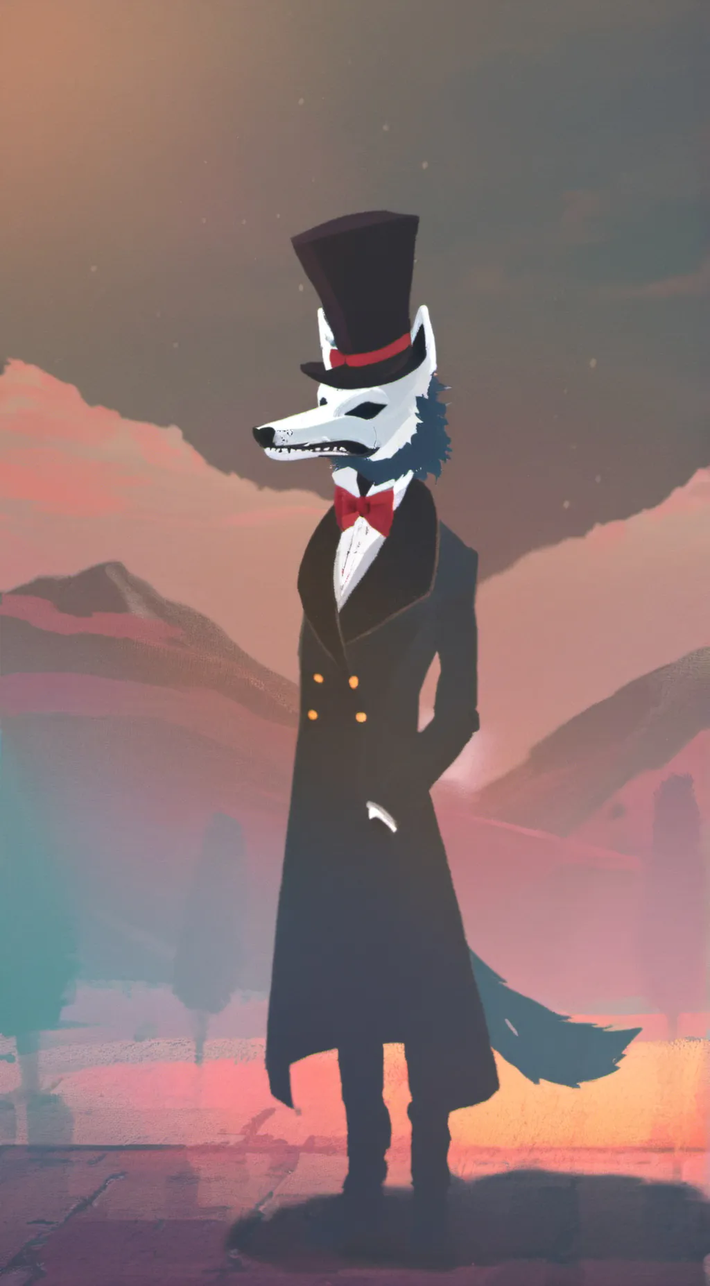 ai character: Shadow background