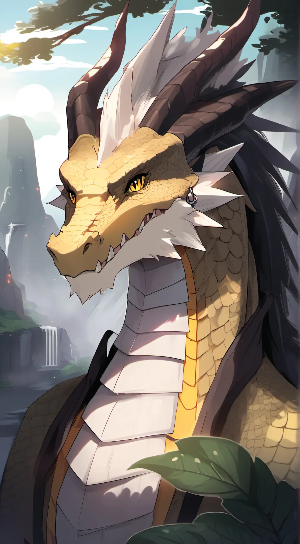 ai character: Qibli background