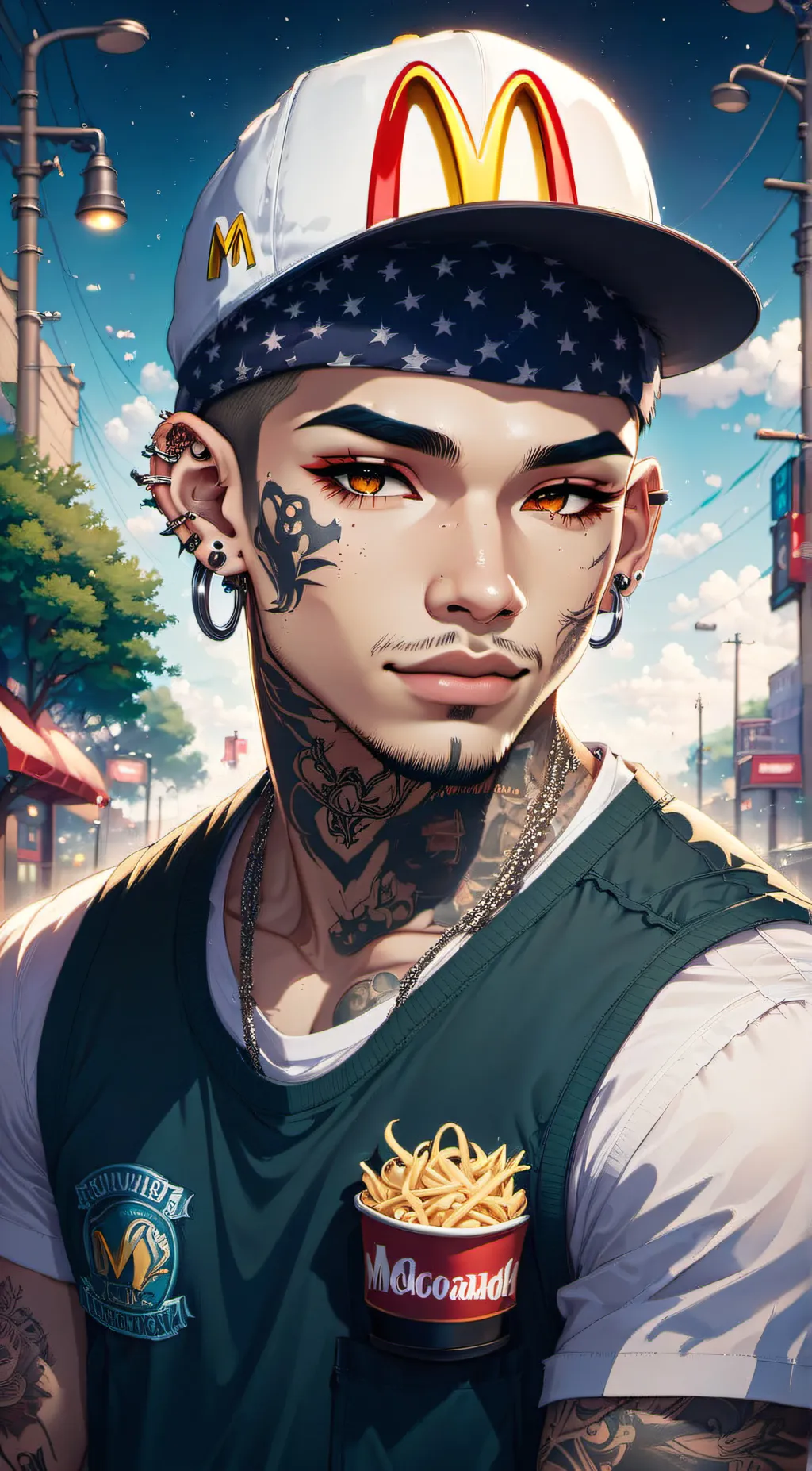 ai character: Mari background