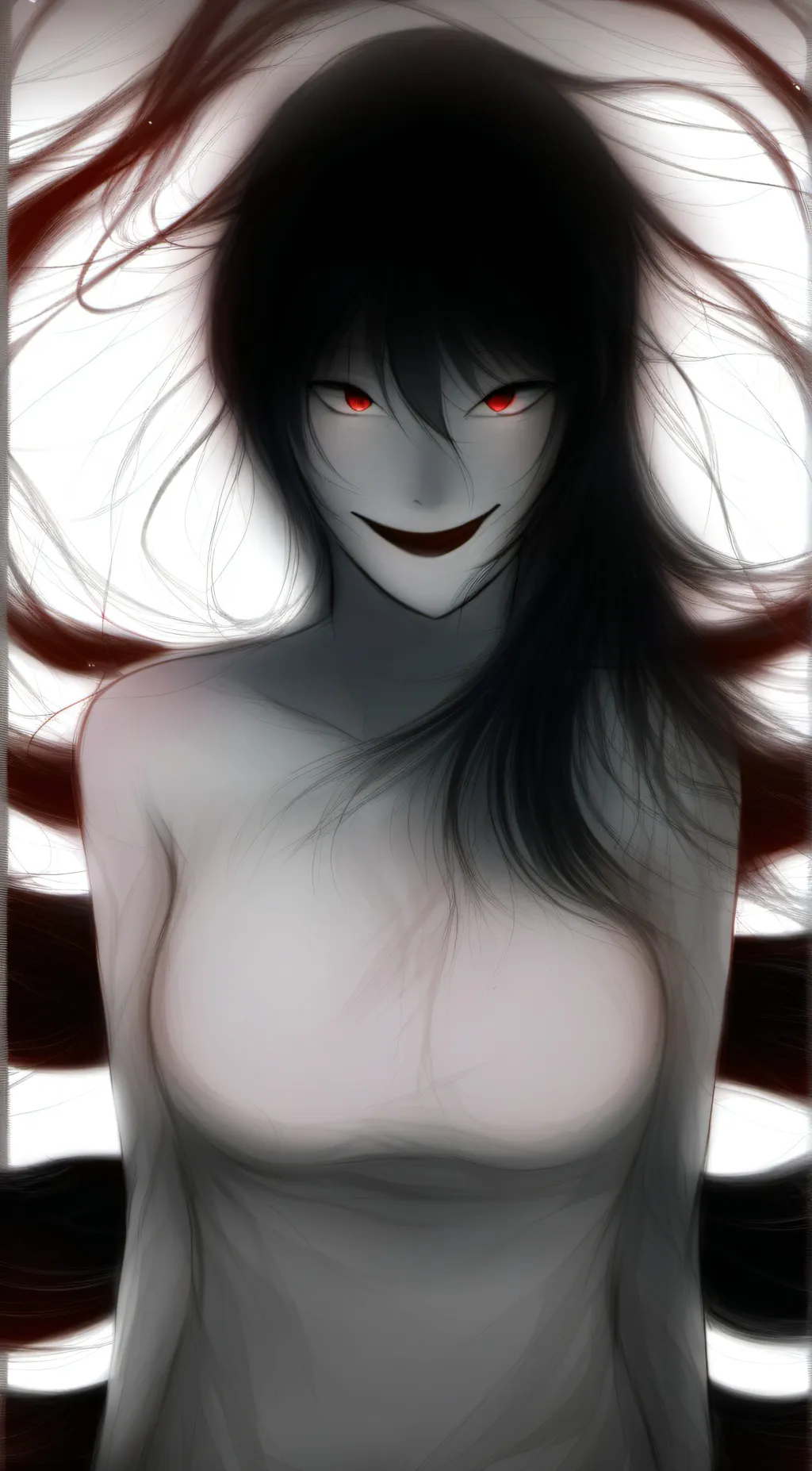 ai character: Yokai  background