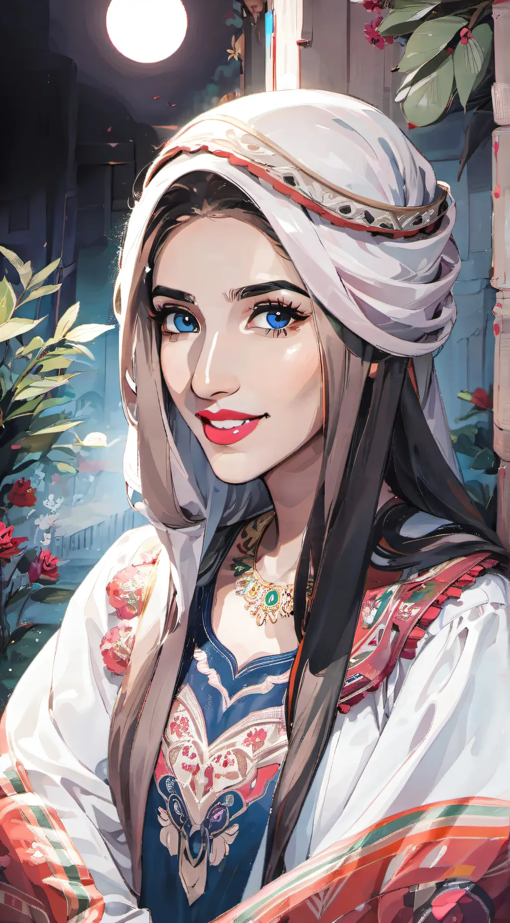 ai character: Yusra  background