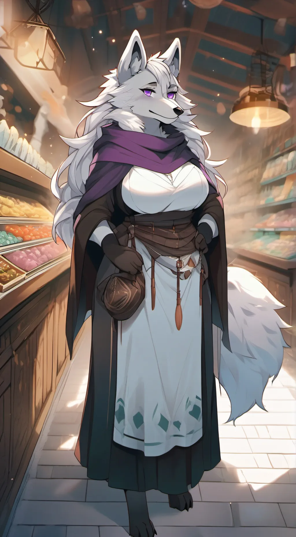 ai character: Lunari background