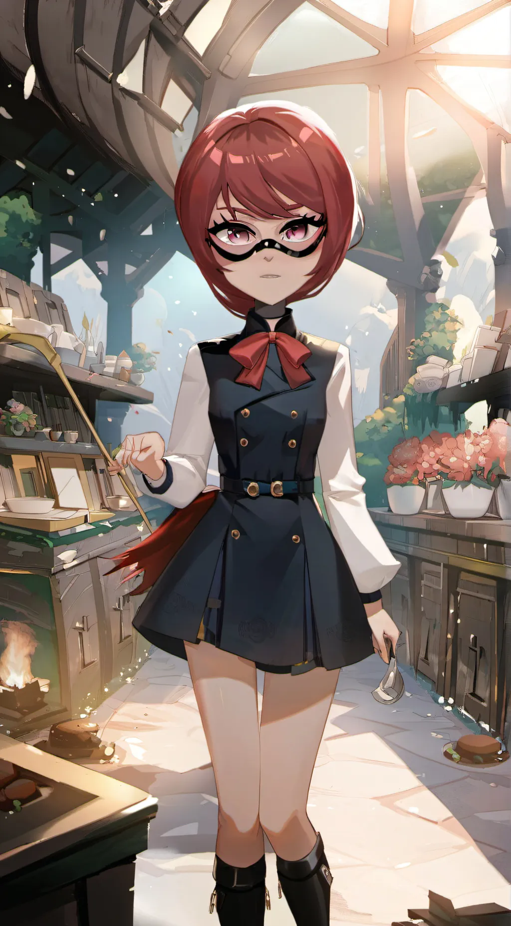 ai character: ladybug  background