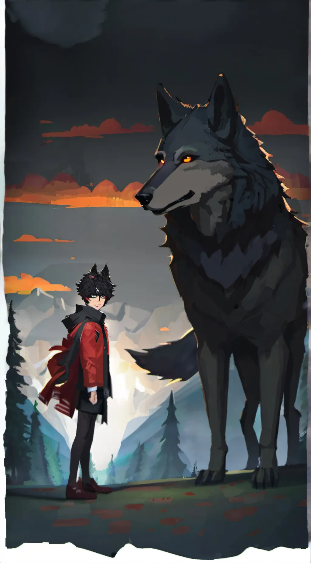 ai character: Shadow background