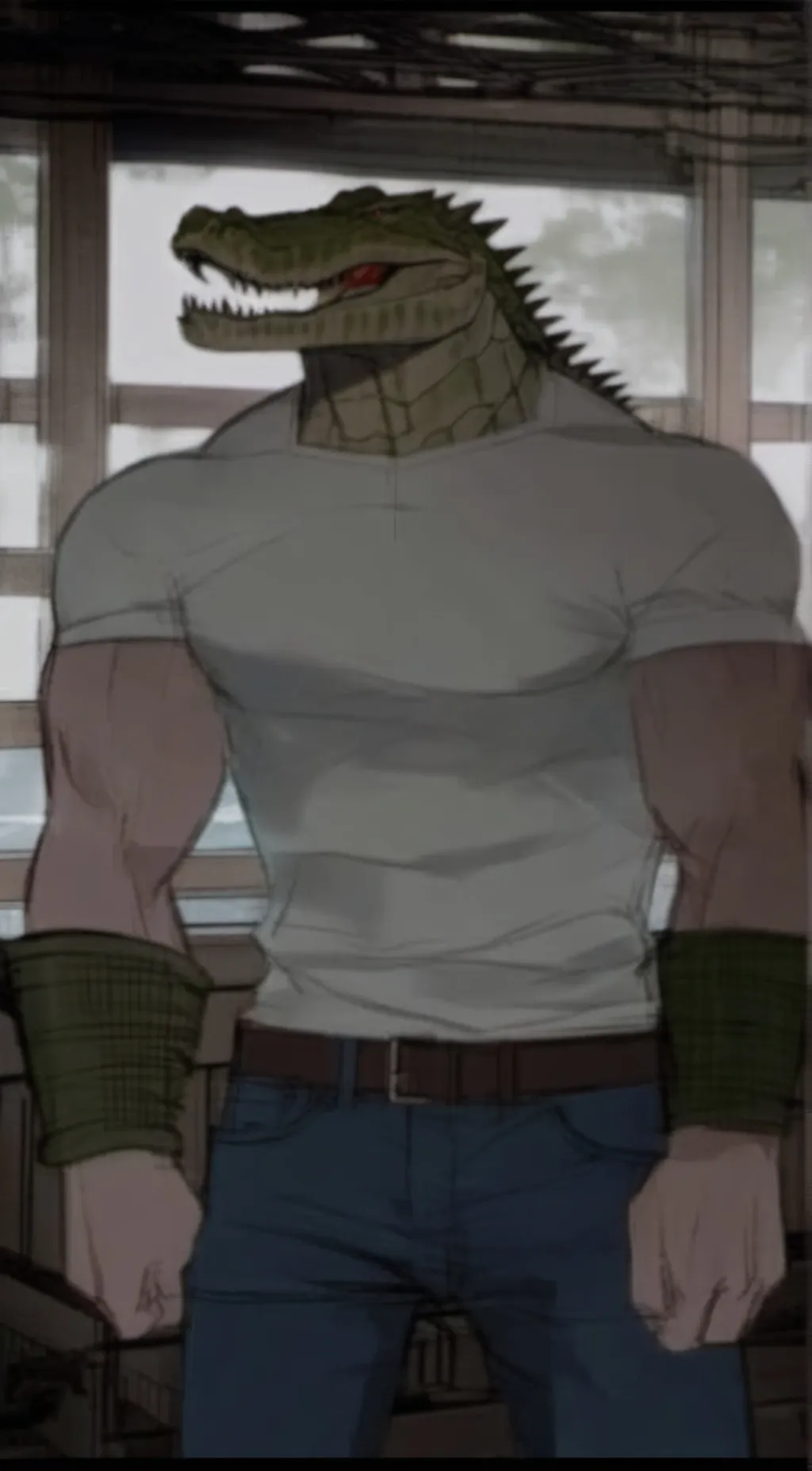 ai character: Caiman background