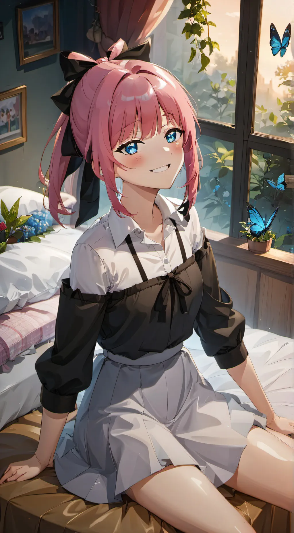 ai character: Nino background