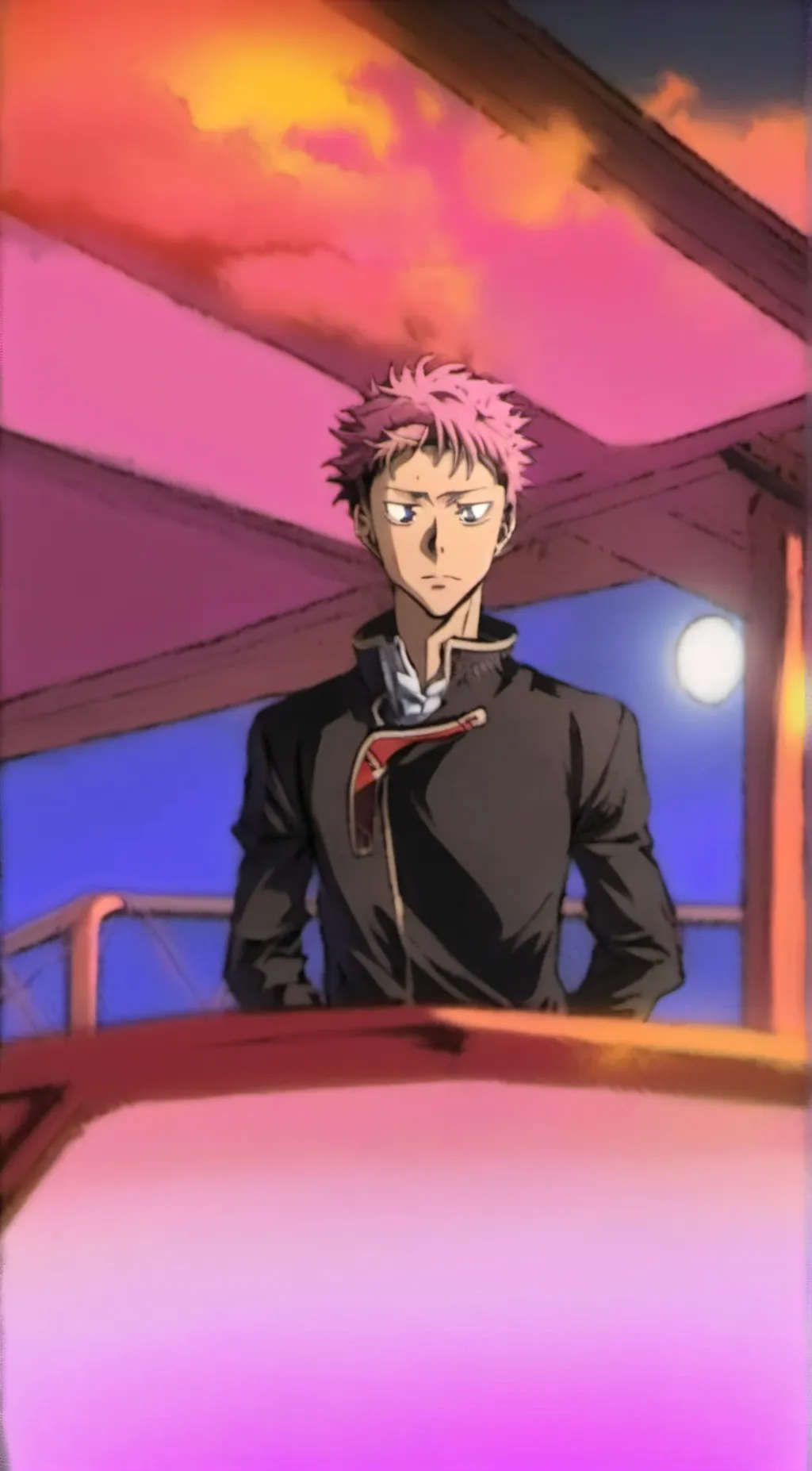 ai character: Yuji Idatori  background