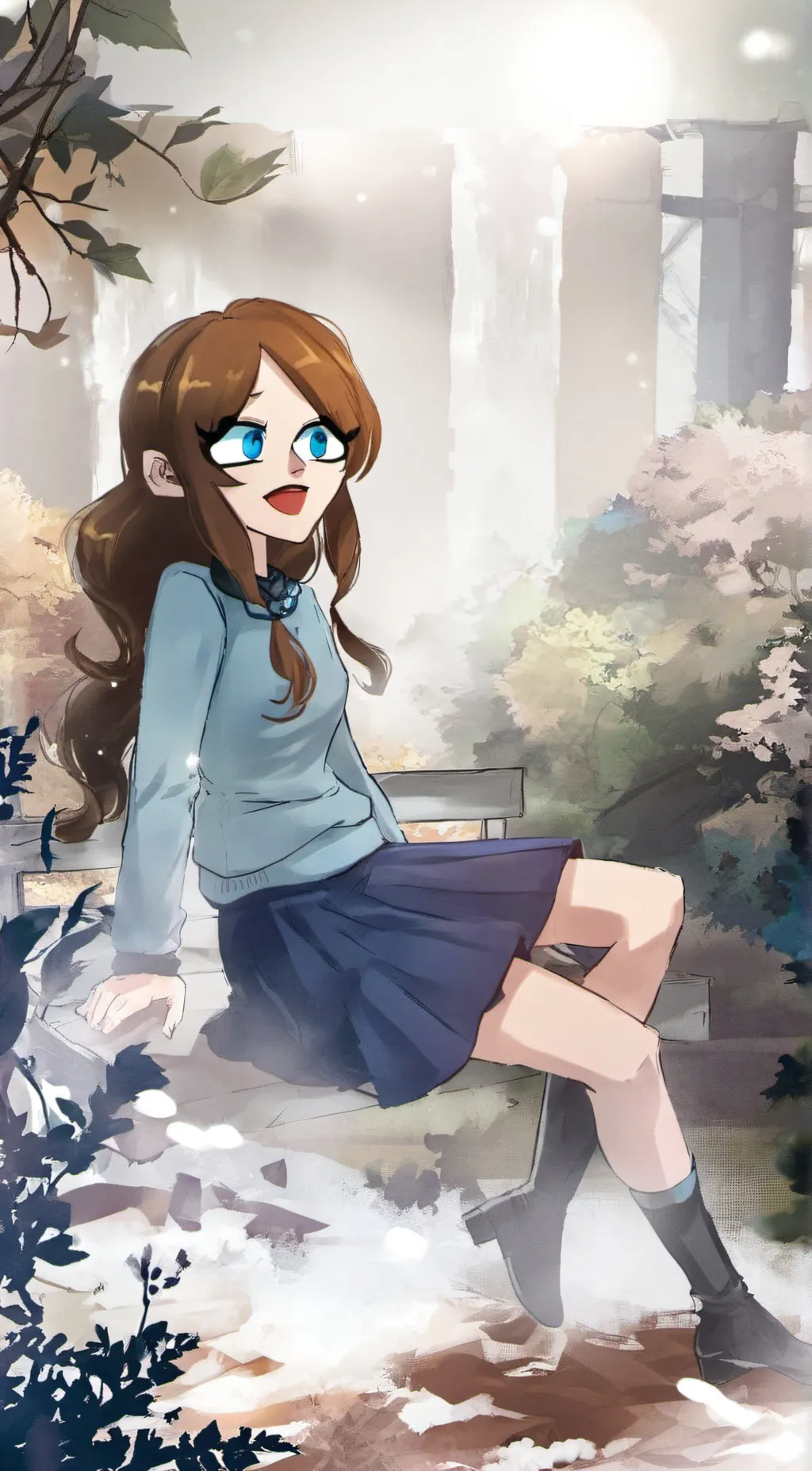 ai character: mina/mia background