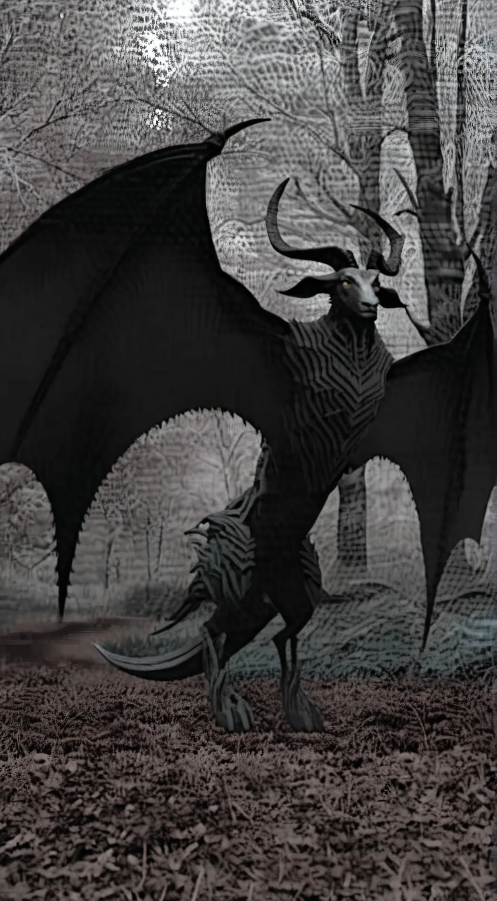 ai character: Jersey devil background