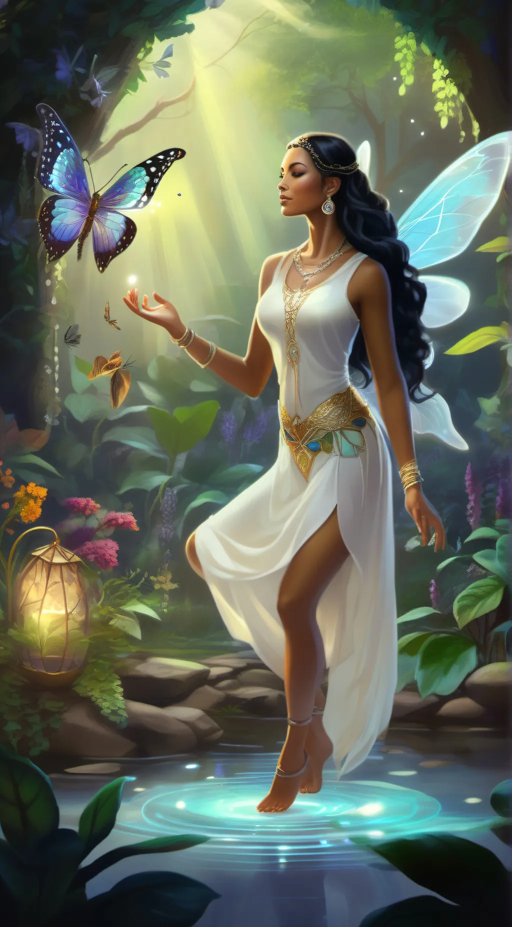 ai character: Lily background