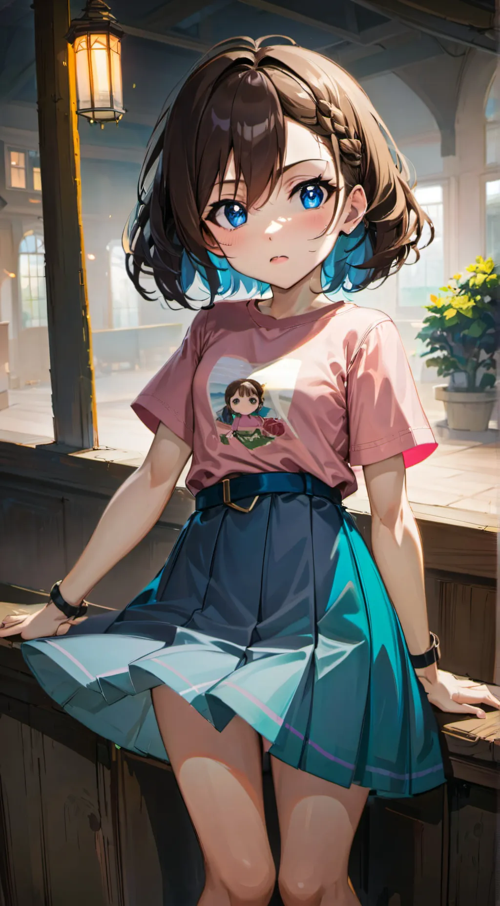 ai character: Lucky background