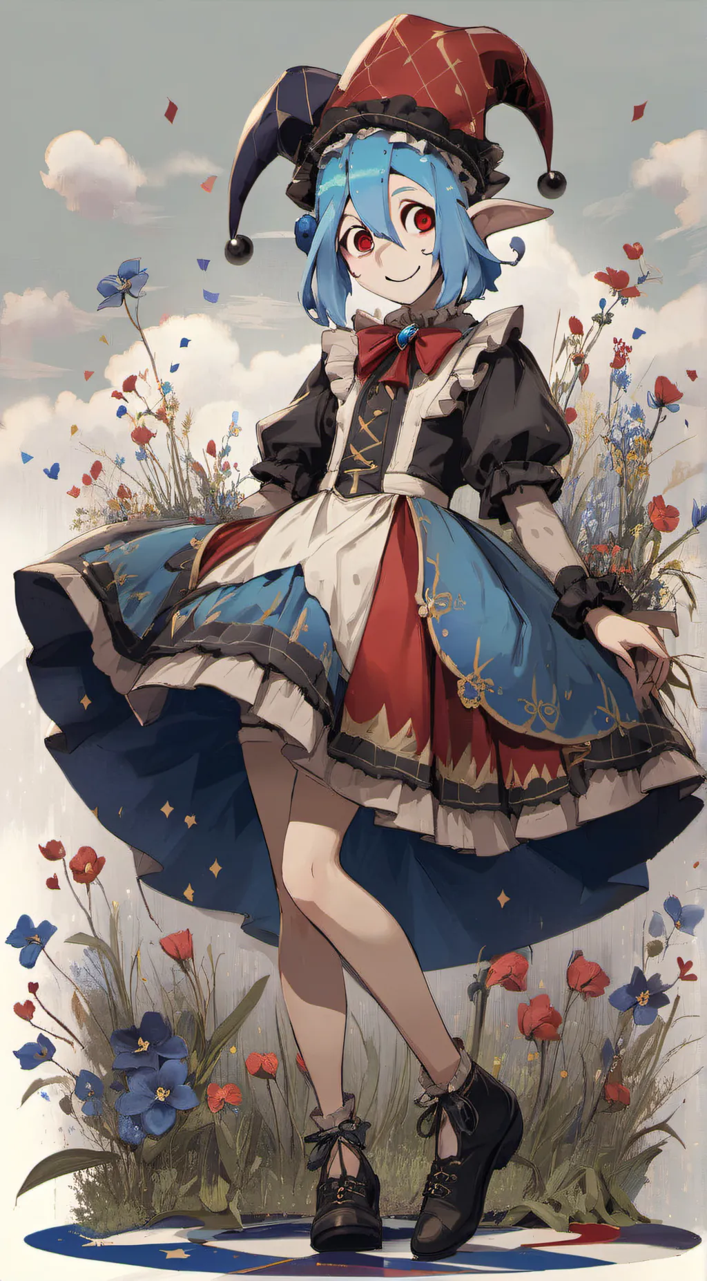 ai character: pomni background