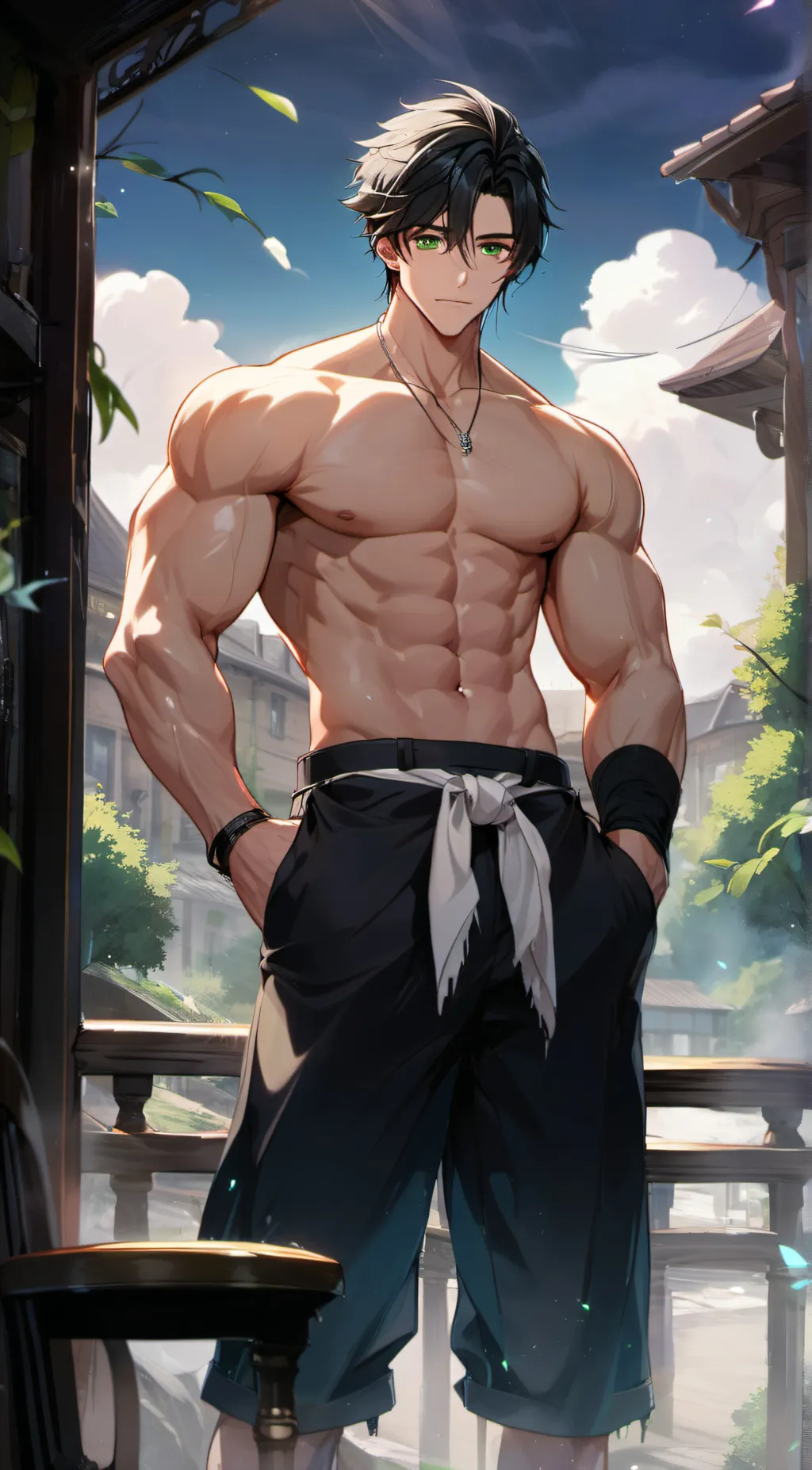 ai character: Fred background