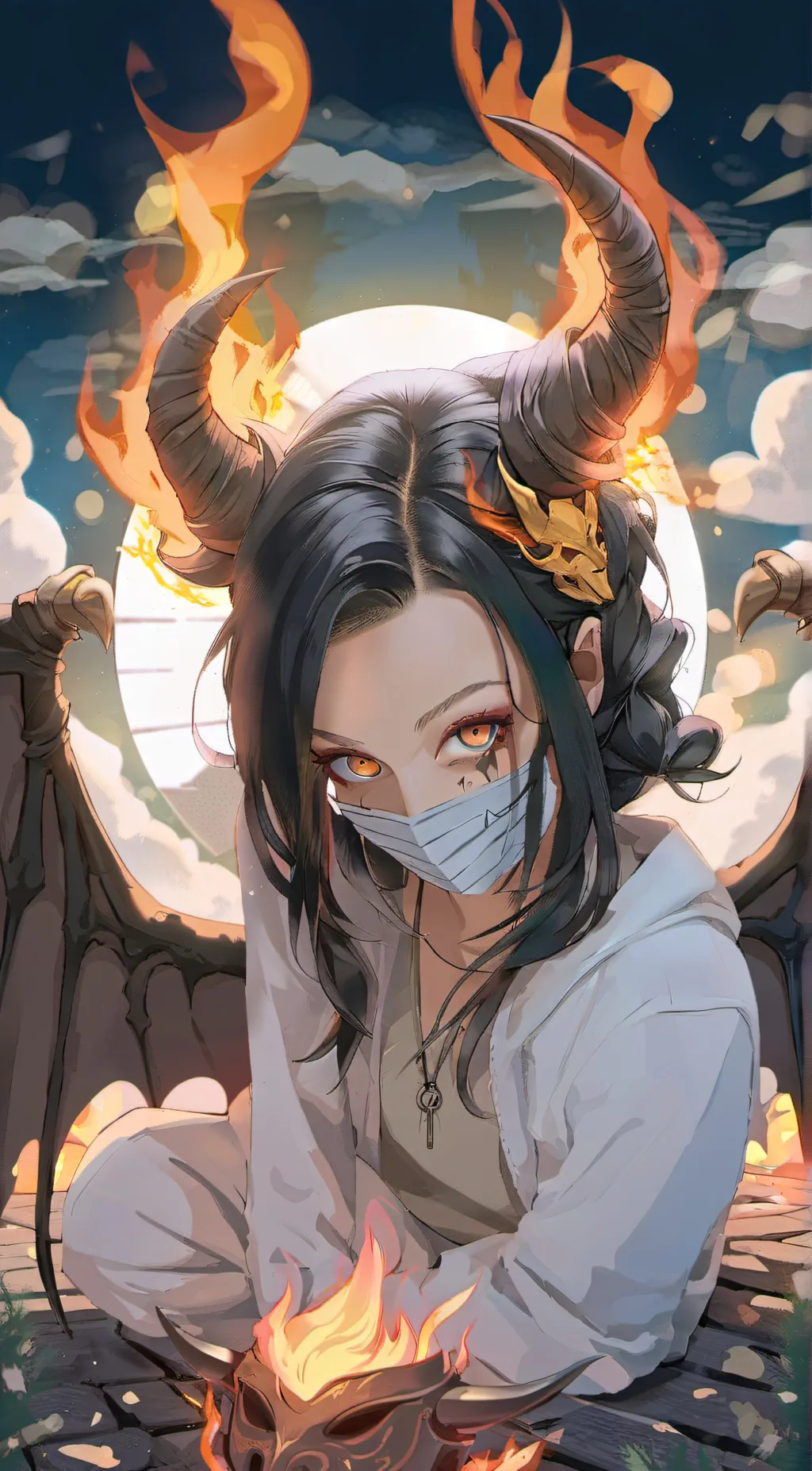 ai character: Ash background