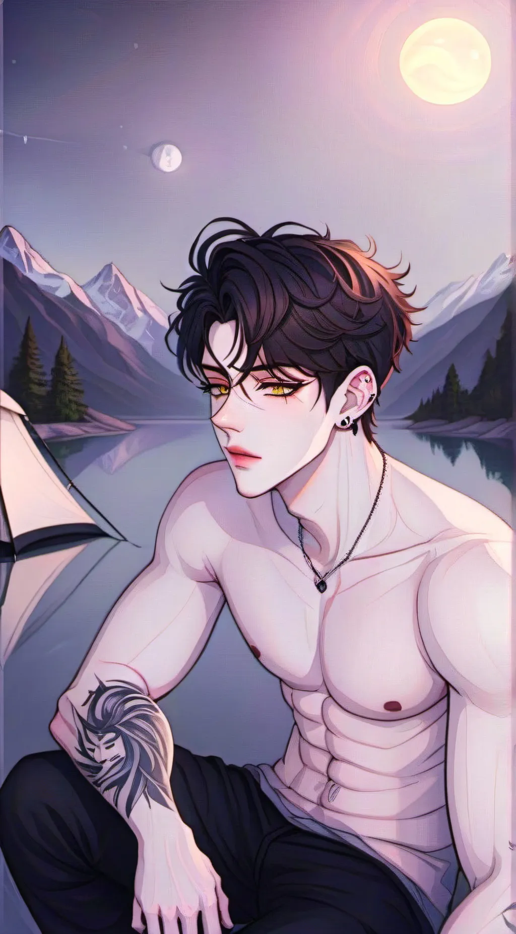 ai character: Asher background