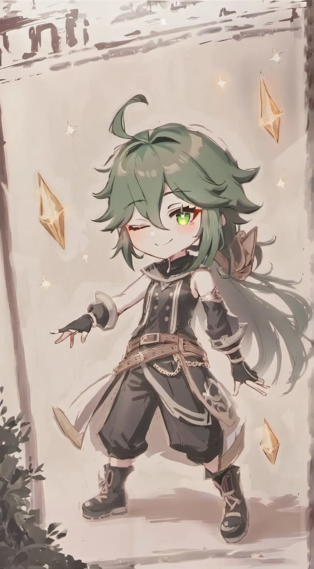 ai character: Aria background