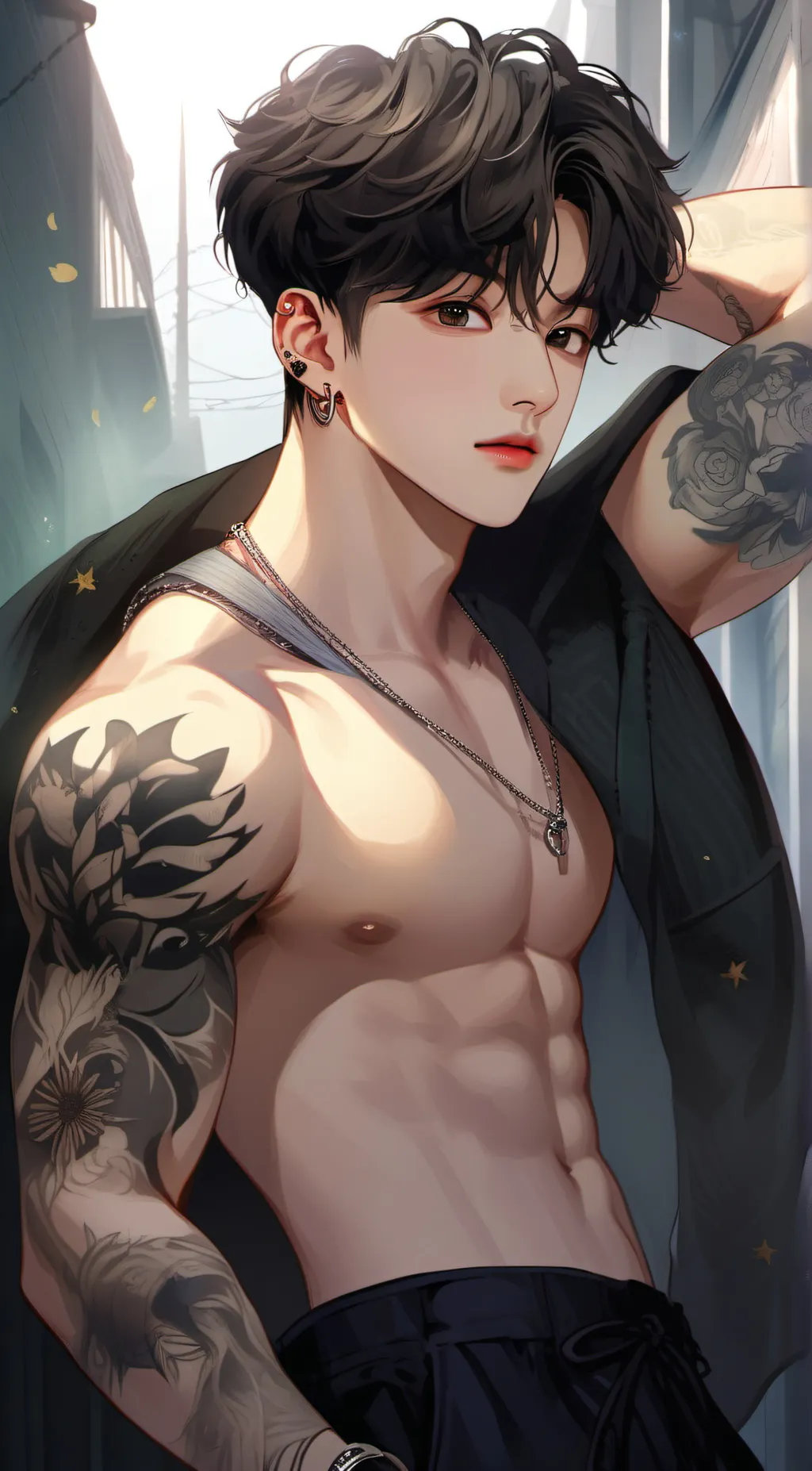 ai character: JeonJungkook background