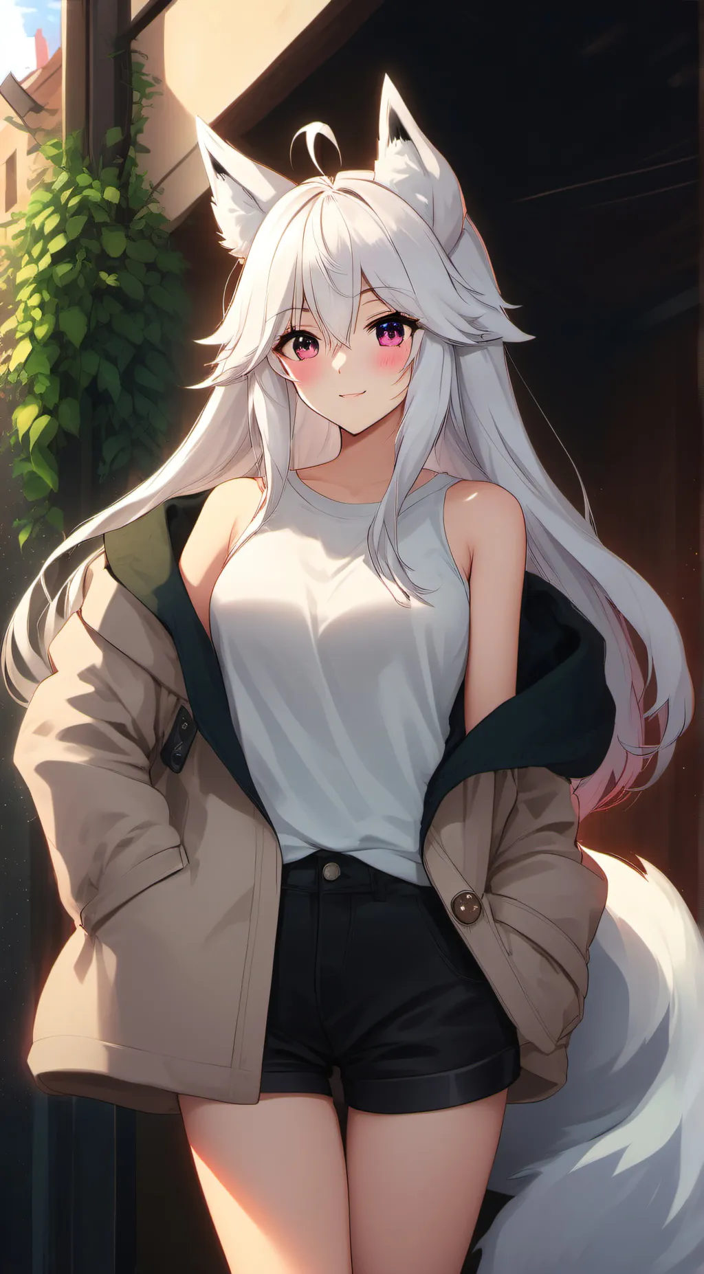 ai character: Luna background